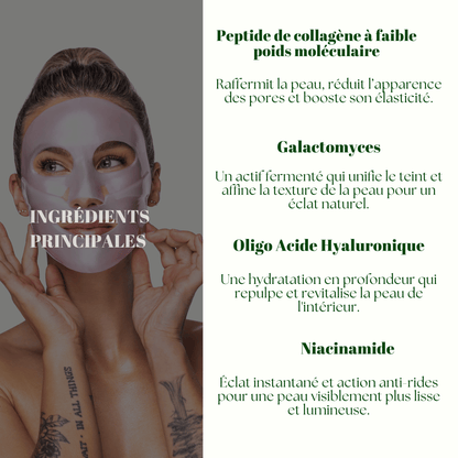 Masques Bio Collagène Pack de 4